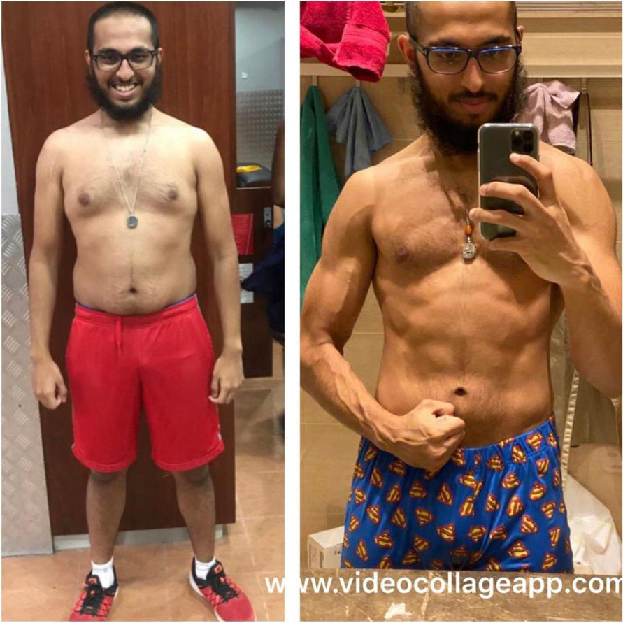 Client body transformation - fat to fit