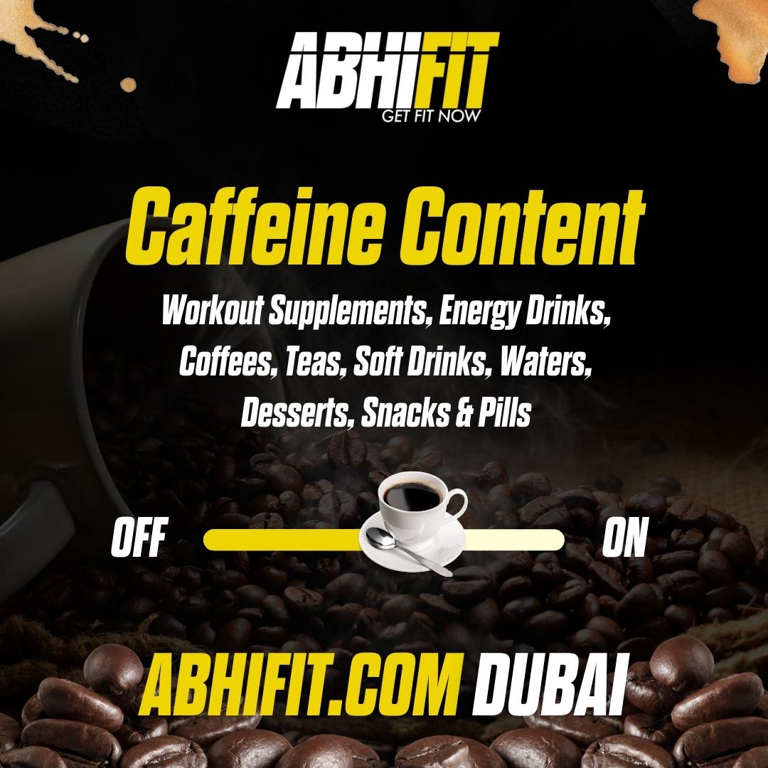 Caffeine in Workout Supplements, Energy Drinks, Coffees, Teas, Sodas, Waters, Desserts, Snacks & More