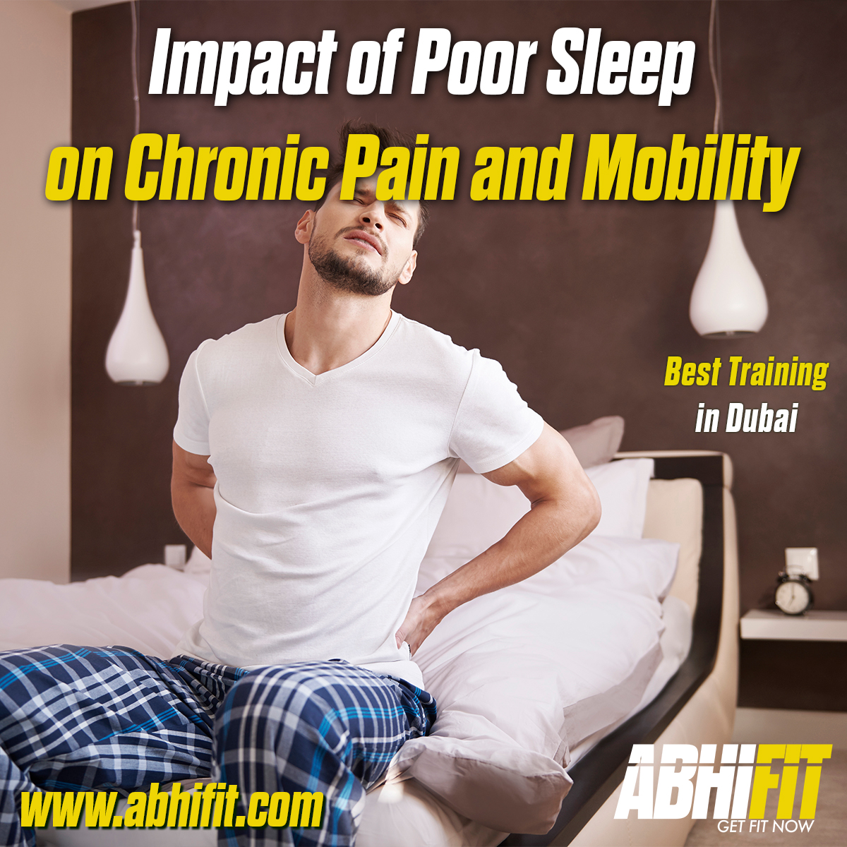 Impact of Poor Sleep on Chronic Pain and Mobility