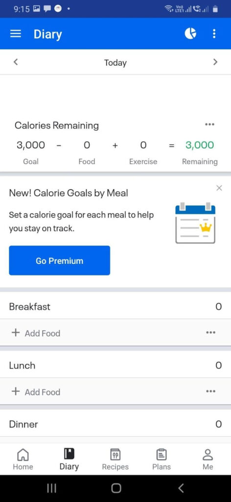 MyFitnessPal Diary - How to Track Macros using MyFitnessPal by Best Personal Trainer of Dubai UAE