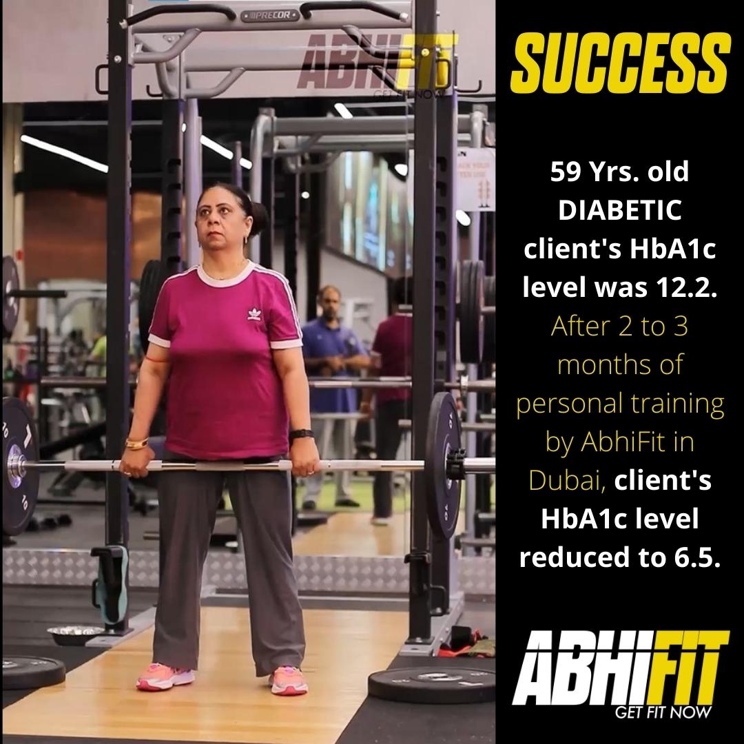 Successfully Fighting Diabetes through Exercise & Personal Training in Dubai
